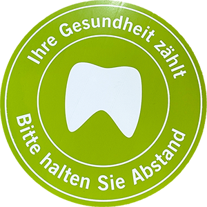 Abstand - Zahnarztpraxis Eric Van Cauter in 59394 Nordkirchen